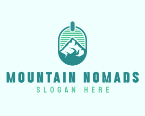 Mountain Peak Badge logo design