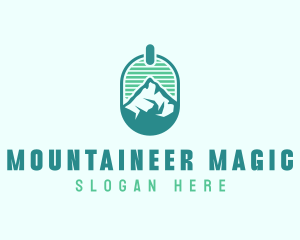 Mountain Peak Badge logo