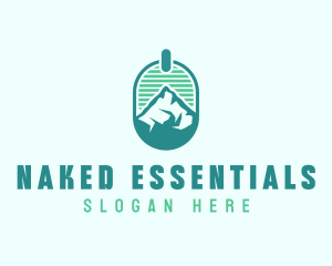 Mountain Peak Badge logo design