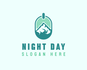 Mountain Peak Badge logo design