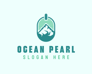 Mountain Peak Badge logo design