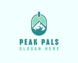 Mountain Peak Badge logo design