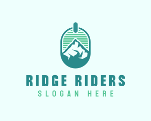 Mountain Peak Badge logo design