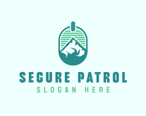 Mountain Peak Badge logo design