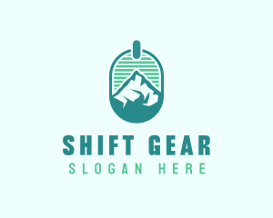 Mountain Peak Badge logo design