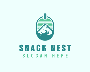 Mountain Peak Badge logo design