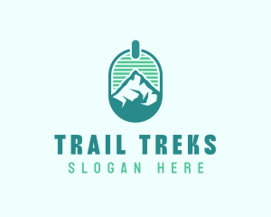 Mountain Peak Badge logo design