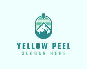 Mountain Peak Badge logo design