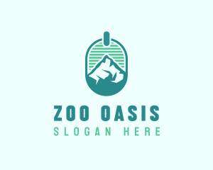 Mountain Peak Badge logo design