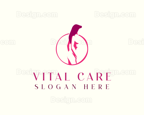 Sexy Woman Model Logo