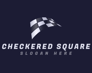 Checkered Racing Flag logo