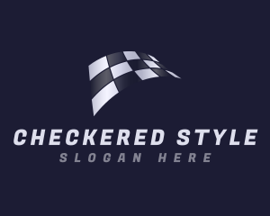 Checkered Racing Flag logo