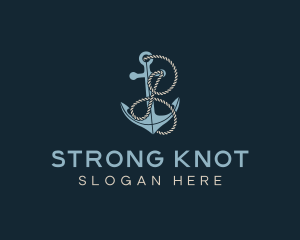 Anchor Rope Letter I logo