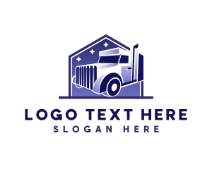 Truck Logistic Transportation logo