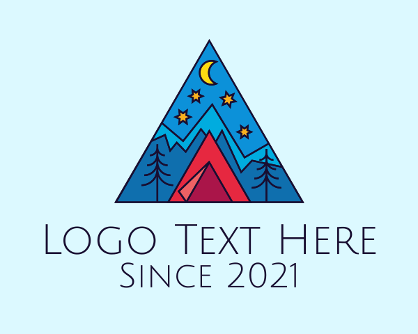 Tepee logo example 4