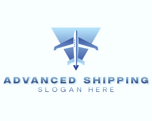 Logistics Shipping Plane logo