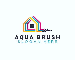 House Paint Remodeling logo design