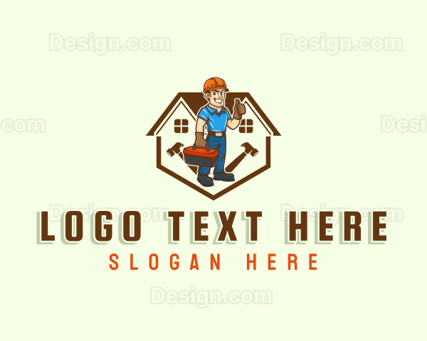 Handyman Contractor Builder Logo