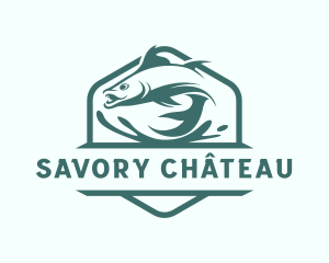 Fish Seafood Fishing logo design