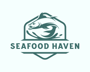 Fish Seafood Fishing logo design