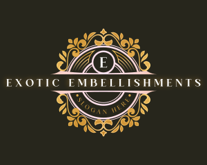 Luxury Floral Ornament logo design