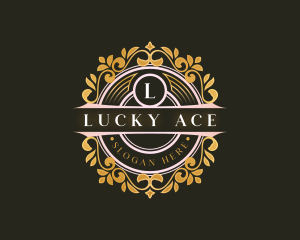 Luxury Floral Ornament logo design