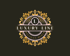 Luxury Floral Ornament logo design