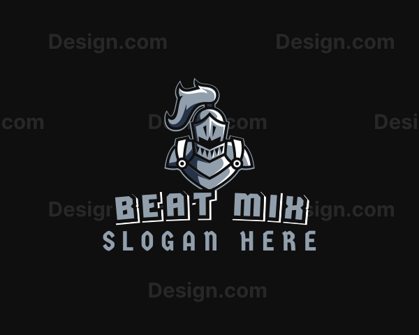 Knight Game Character Logo