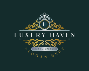 Crown High End Ornament logo design