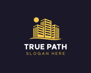 Building Real Estate Contractor logo design