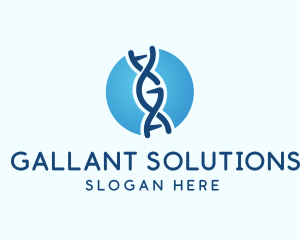 DNA String Laboratory logo design