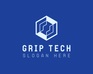 Generic Tech Hexagon logo design