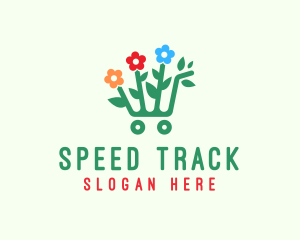 Flower Shopping Cart logo