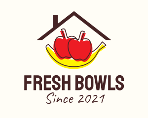 Fresh Fruit House logo design