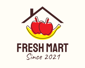 Fresh Fruit House logo design