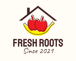 Fresh Fruit House logo design