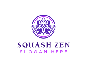 Spa Wellness Lotus logo design