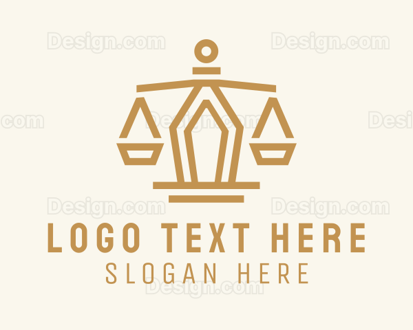 Golden Law Scale Logo