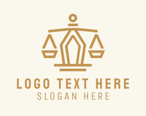 Golden Law Scale logo