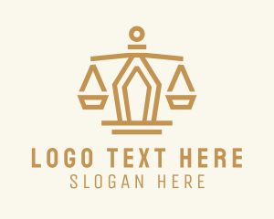 Golden Law Scale Logo