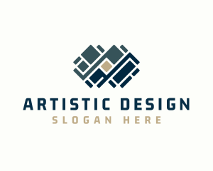 Floor Pavement Tile Design logo design