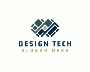 Floor Pavement Tile Design logo design