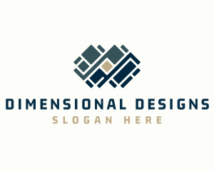 Floor Pavement Tile Design logo design