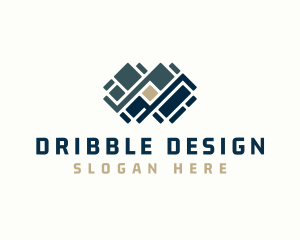 Floor Pavement Tile Design logo design