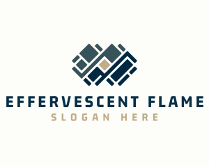 Floor Pavement Tile Design logo design