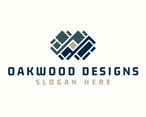 Floor Pavement Tile Design logo design