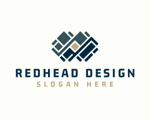 Floor Pavement Tile Design logo design