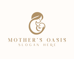 Infant Mother Parenting logo design