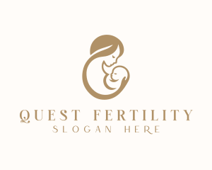 Infant Mother Parenting logo design