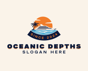 Ocean Vacation Cruise logo design